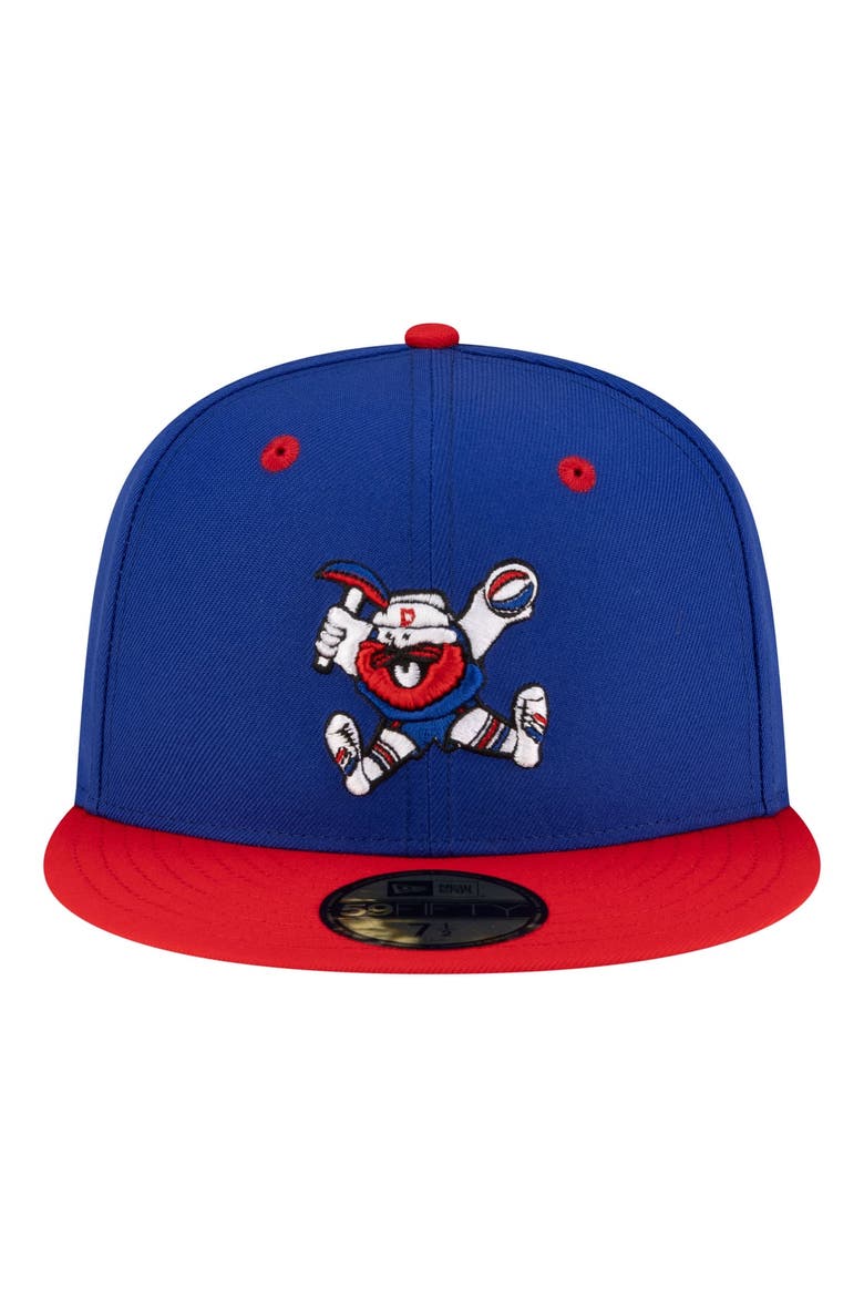 Men's New Era  Royal/Red Denver Nuggets 80s Throwback 59FIFTY Fitted Hat, Alternate, color, Royal