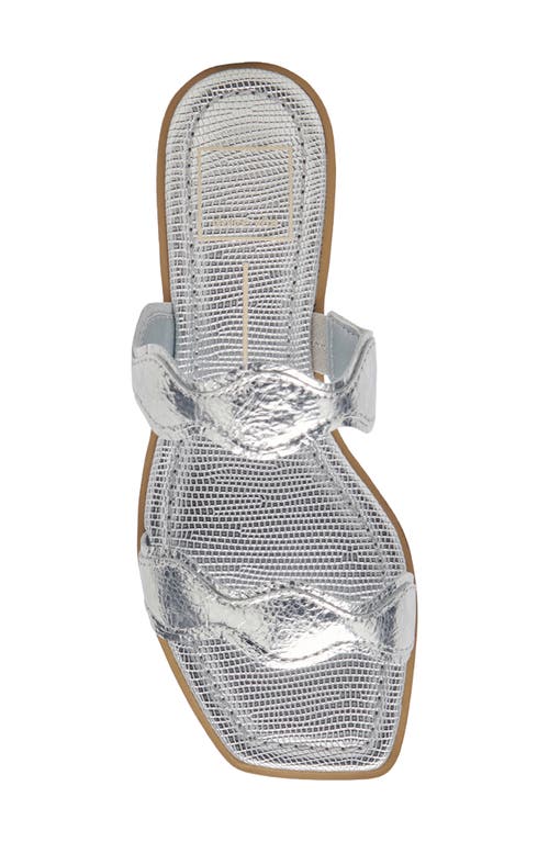 Dolce Vita Ilva Low Slide Sandal In Silver