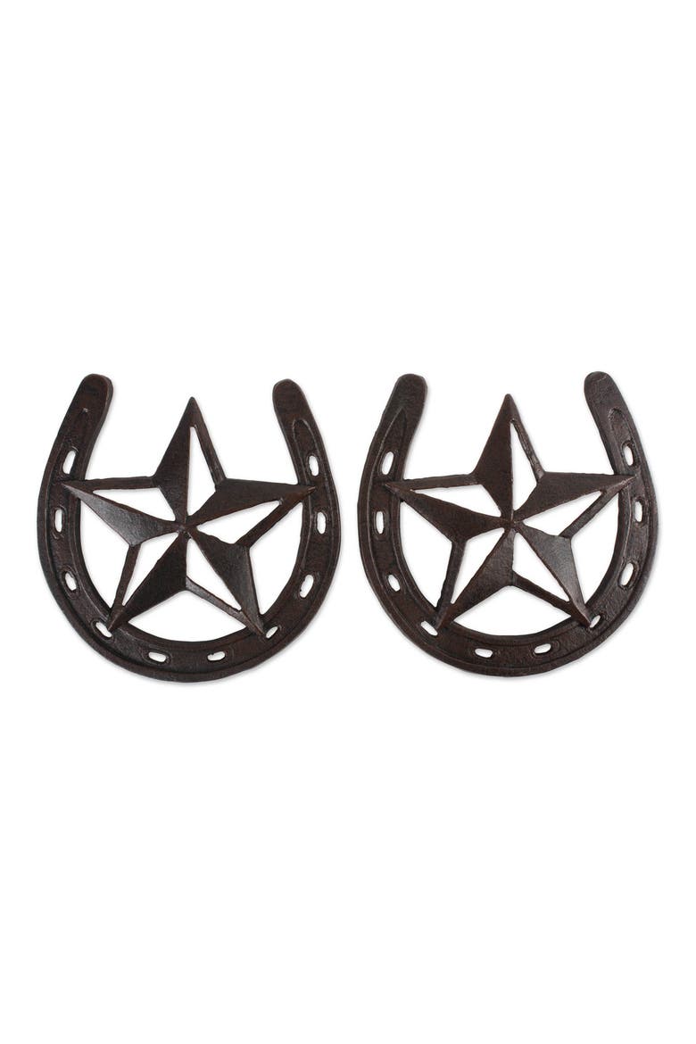 Western Star Trivet Set/2, Main, color, Iron