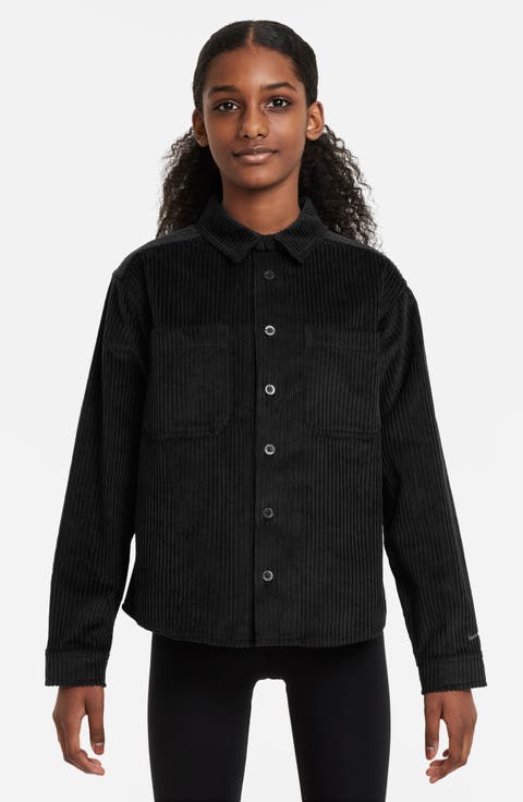 Kids' SB Cotton Corduroy Button-Up Shirt (Little Kid & Big Kid)