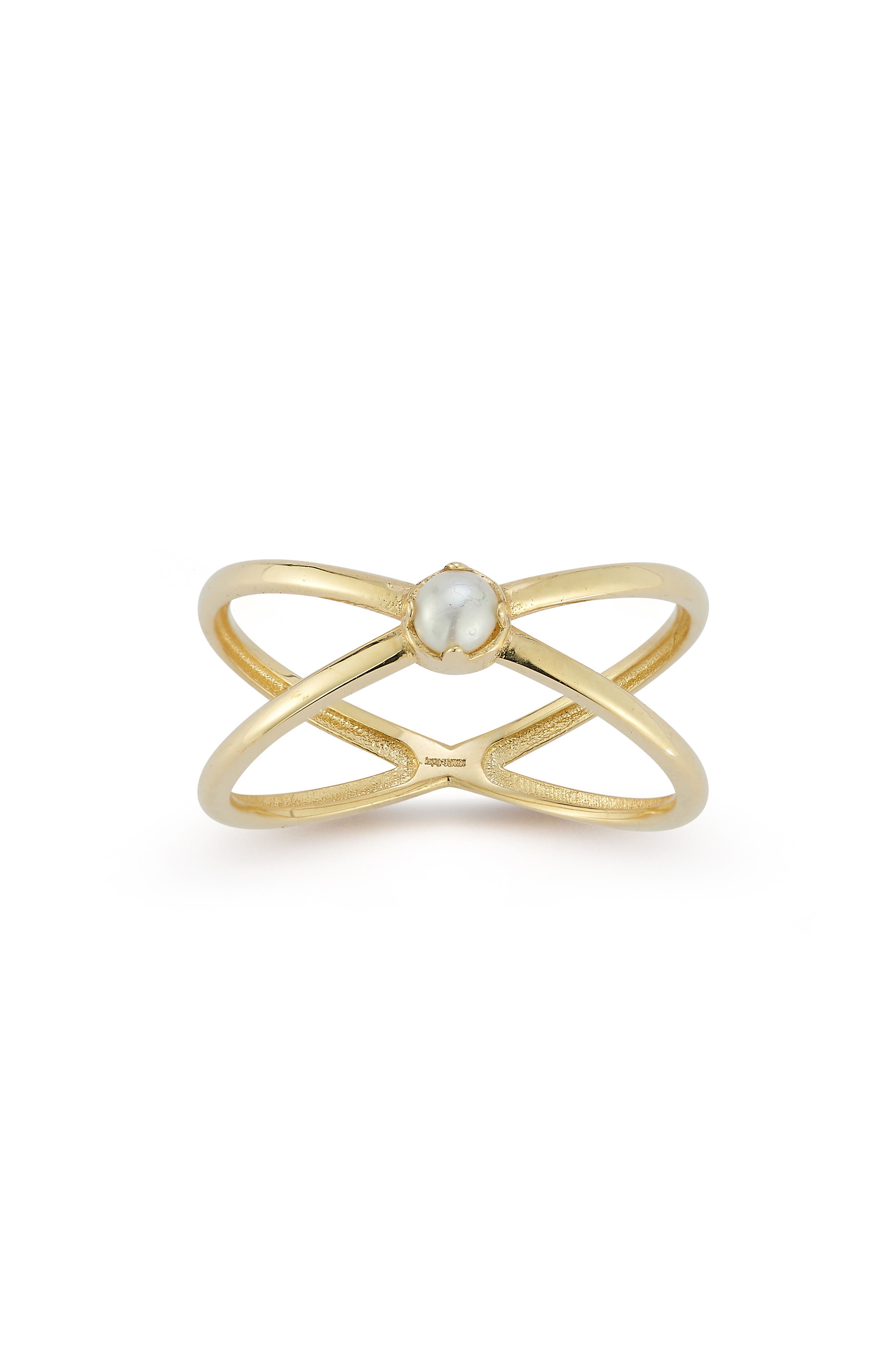Ember Fine Jewelry 14K Gold 3mm Pearl Ring