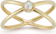 Ember Fine Jewelry 14K Gold 3mm Pearl Ring