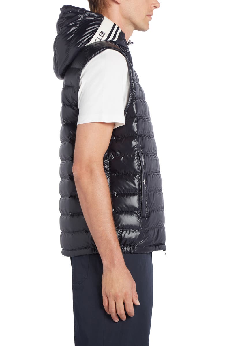 Moncler Clai Hooded Down Vest, Alternate, color, 