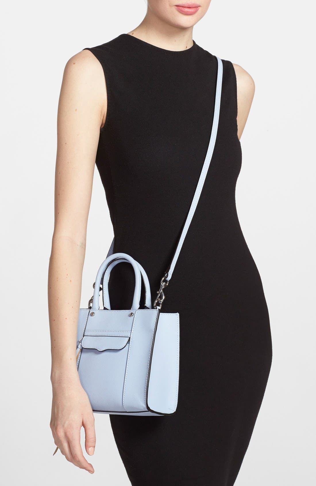 'Mini MAB' Tote, Alternate, color, SOFT BLUE