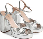 LK Bennett Rosa Twist Front Platform Ankle Strap Sandal