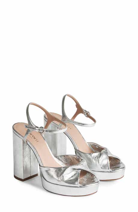 LK Bennett Rosa Twist Front Platform Ankle Strap Sandal