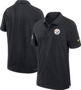 Nike Men's Nike Black Pittsburgh Steelers 2024/25 Sideline Performance Polo