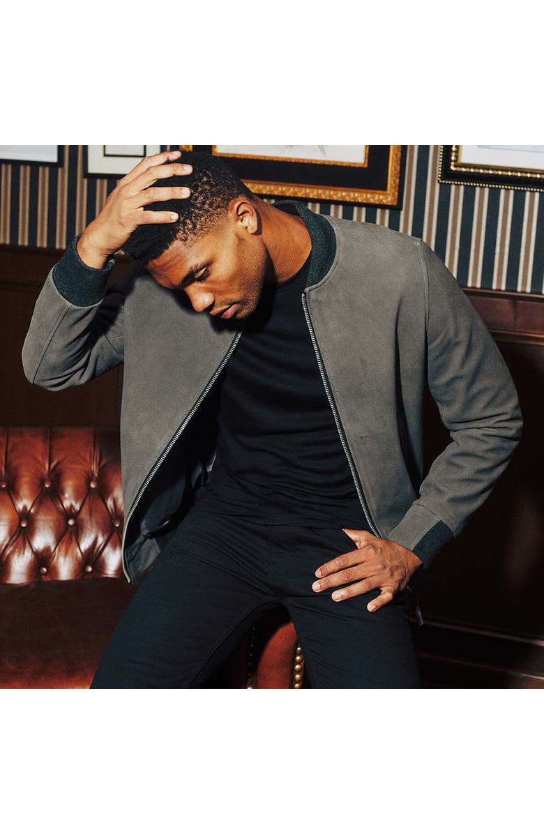 Last Wolf ELK BOMBER JACKET, Alternate, color, Grey