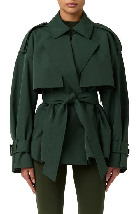 Nylon Bubble Trench Coat