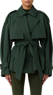 Naked Wardrobe Nylon Bubble Trench Coat