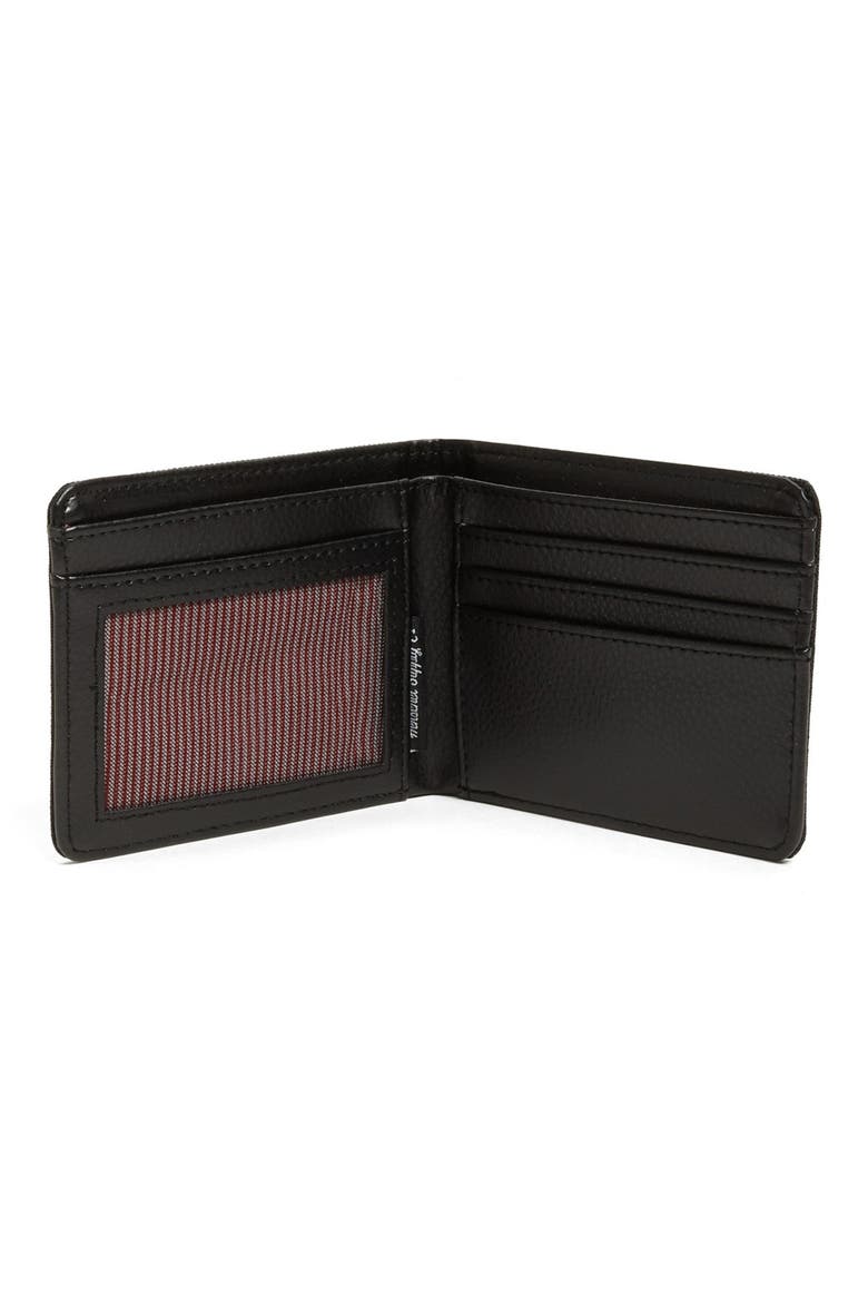 'Hank' Bifold Wallet, Alternate, color, BLACK