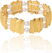 BCBG Pearls Stretch Bracelet