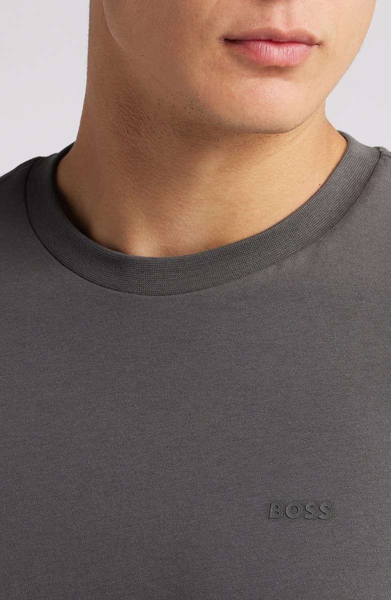 BOSS Thompson Solid T-Shirt, Alternate, color, Medium Grey