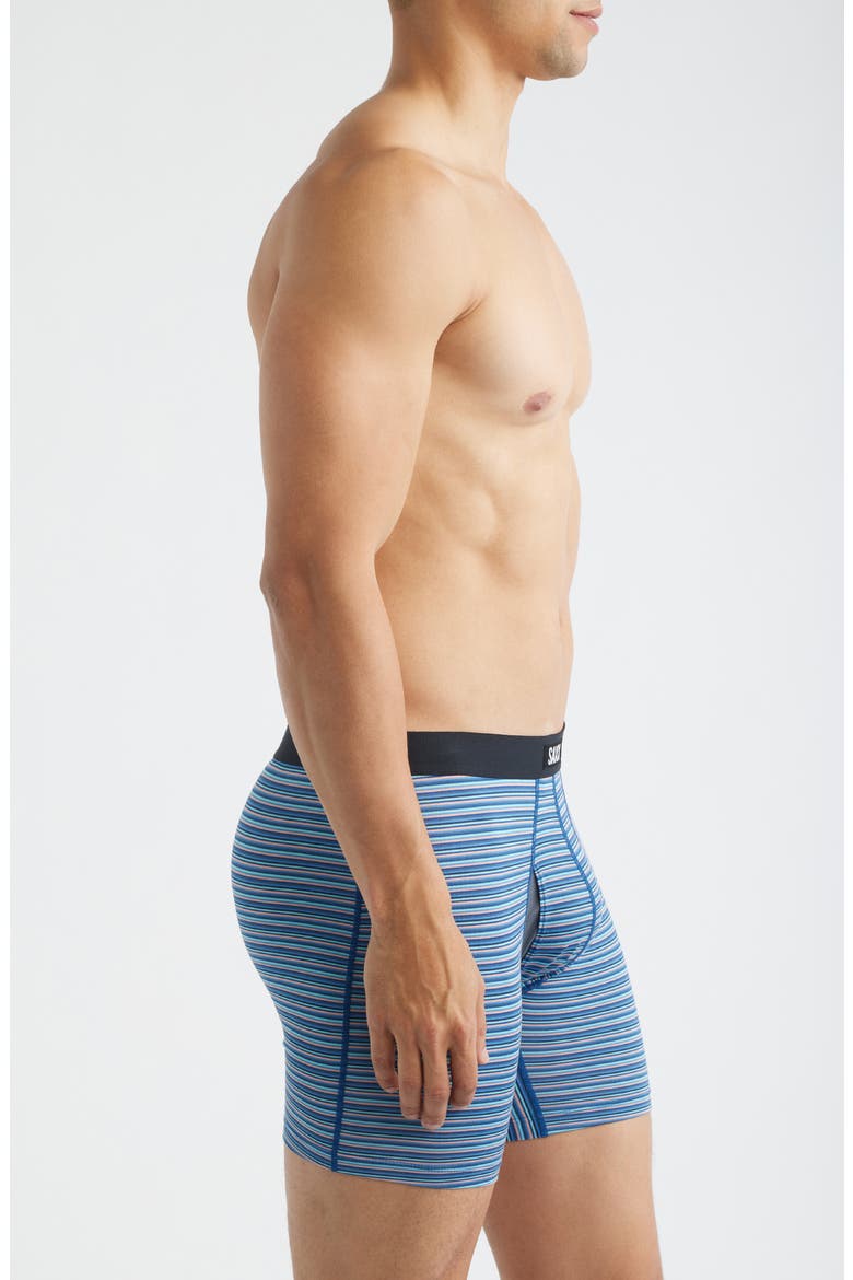 Assorted 3-Pack Daytripper Comfort Stretch Boxer Briefs, Alternate, color, WILDNESS STRIPE/ NAVY/ BLACK