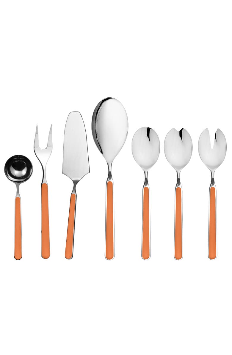 Mepra Fantasia Serving Set - 7 Pieces, Alternate, color, Carrot