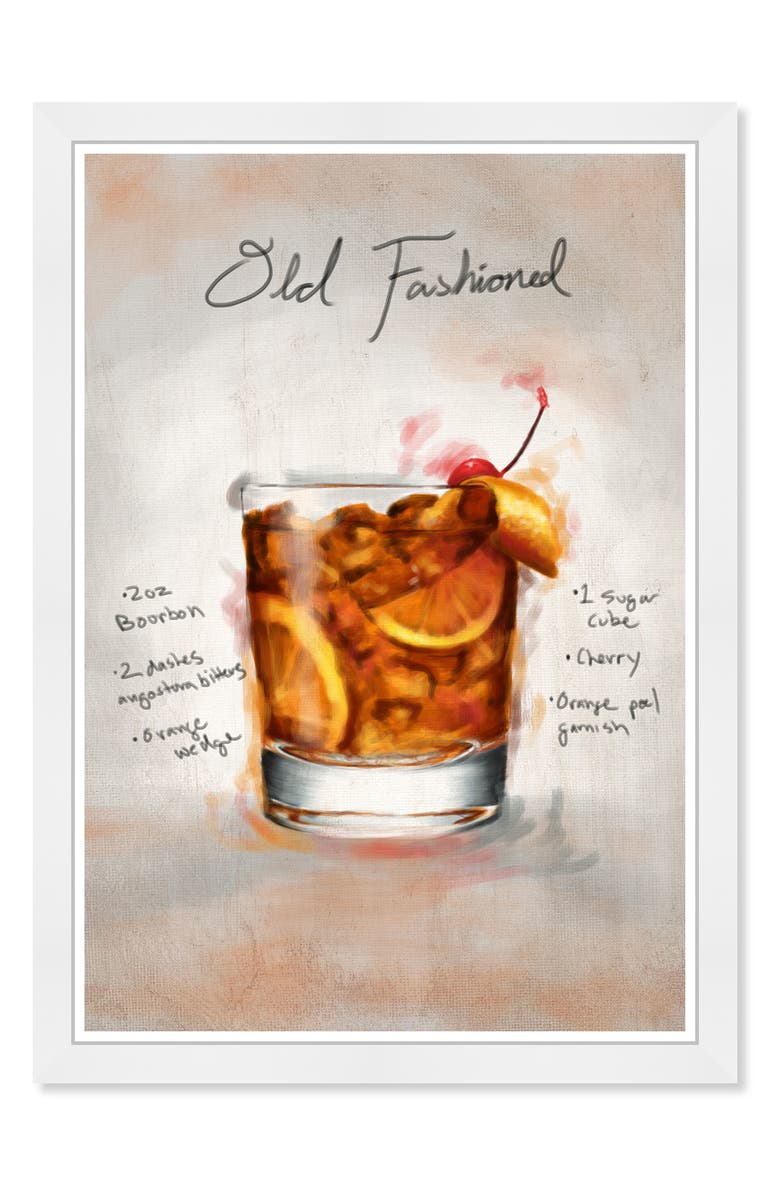 Wynwood Studio Old Fashioned Orange Wall Art, Main, color, Orange