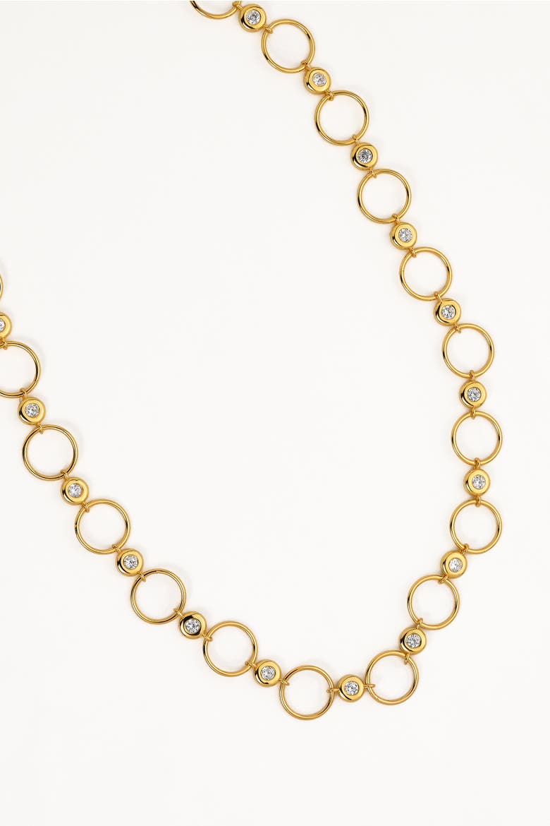 Lattice Necklace, Main, color, Gold
