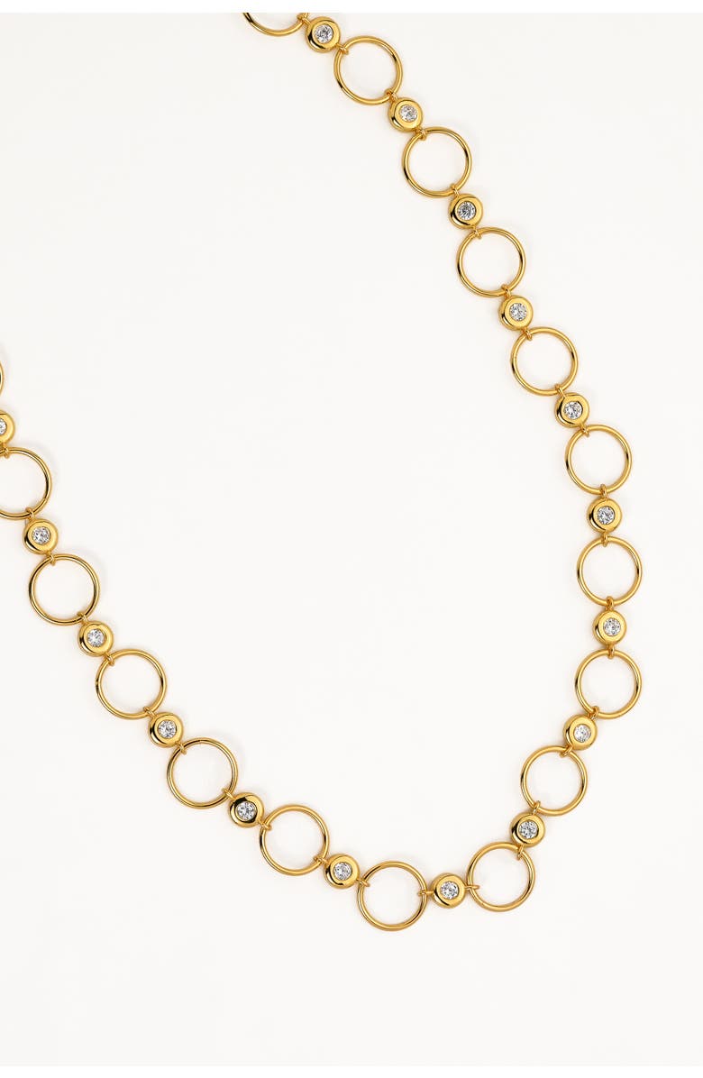 Zynnia Collective Lattice Necklace, Main, color, Gold