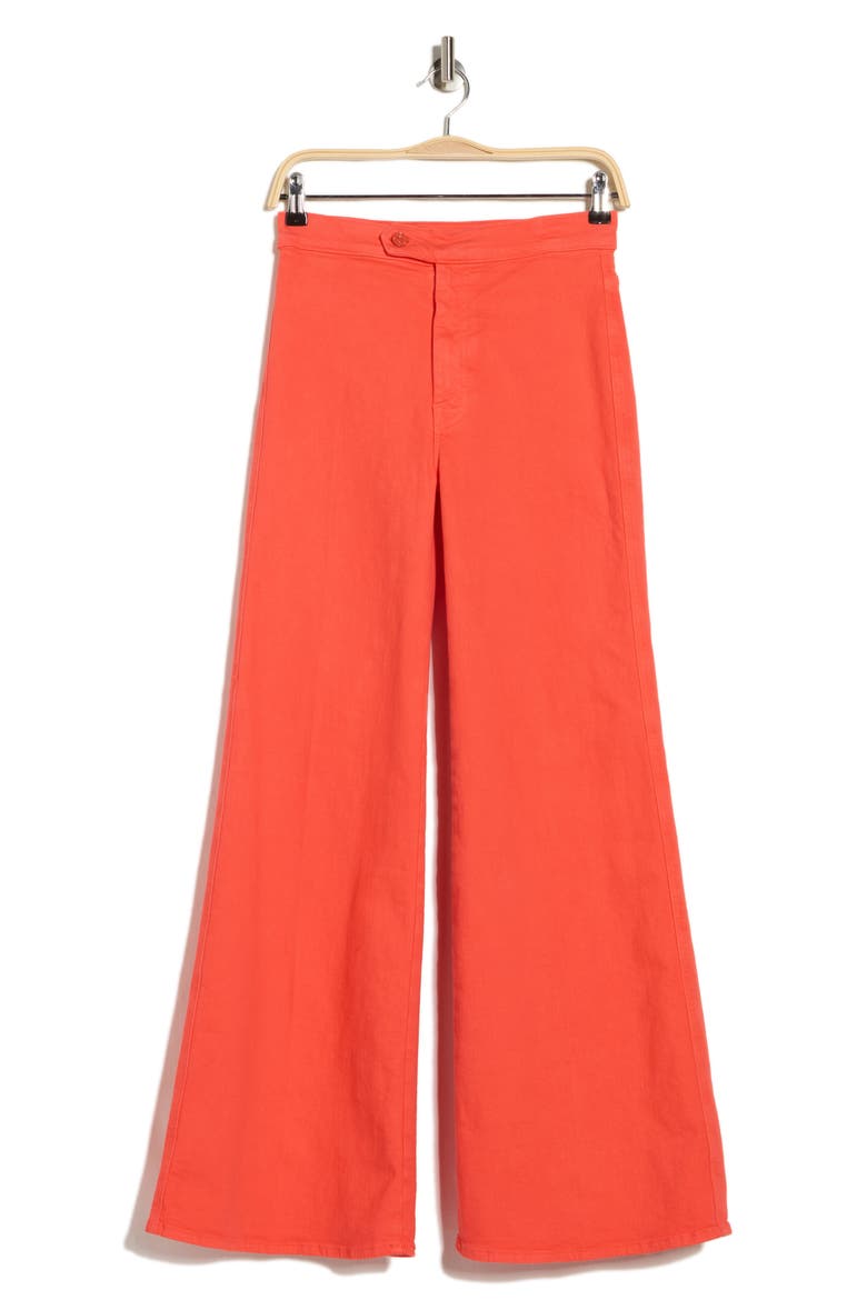 The Tab Roller Skimp High Waist Wide Leg Pants, Alternate, color, PLAY DATE- EMBERGLOW