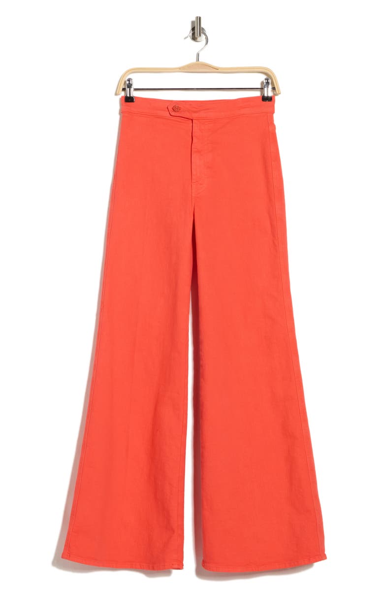 MOTHER The Tab Roller Skimp High Waist Wide Leg Pants, Alternate, color, 