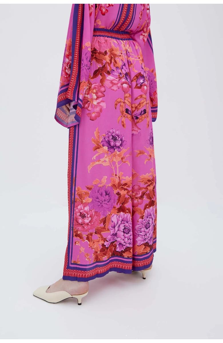 RAISHMA Alisa Pink Viscose Trousers, Alternate, color, Pink