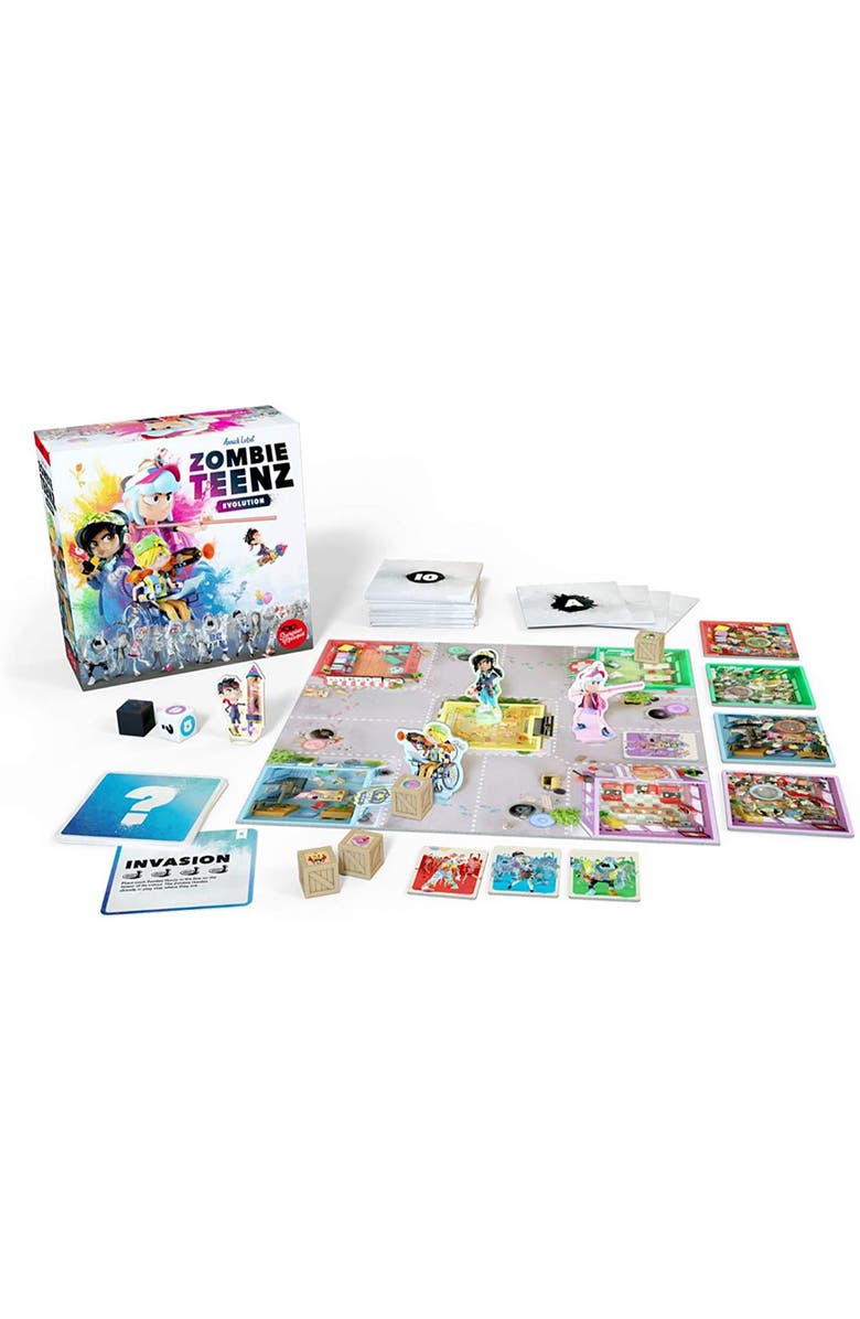 IELLO Zombie Teenz Evolution Board Game, Alternate, color,