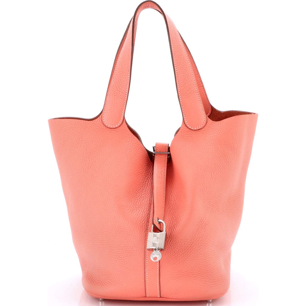 Pre-owned Hermes Hermes Picotin Lock Bag Clemence Gm