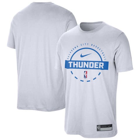 Men
s Nike White Oklahoma City Thunder 2025/26 On-Court Flare Performance Practice T-Shirt