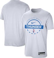 Nike Men's Nike White Oklahoma City Thunder 2025/26 On-Court Flare Performance Practice T-Shirt