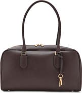 MANGO Faux Leather Bowling Bag