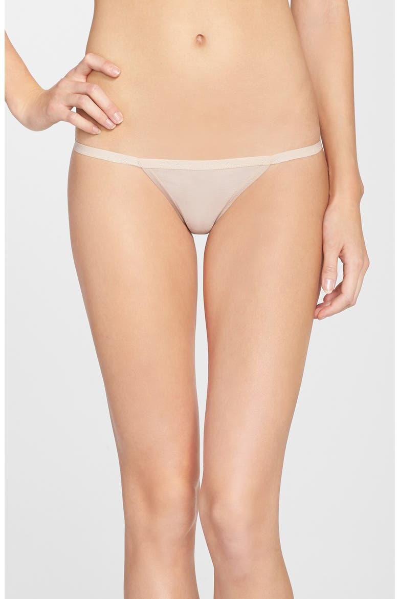 'Cameron' Cotton G-String, Main, color, NUDE