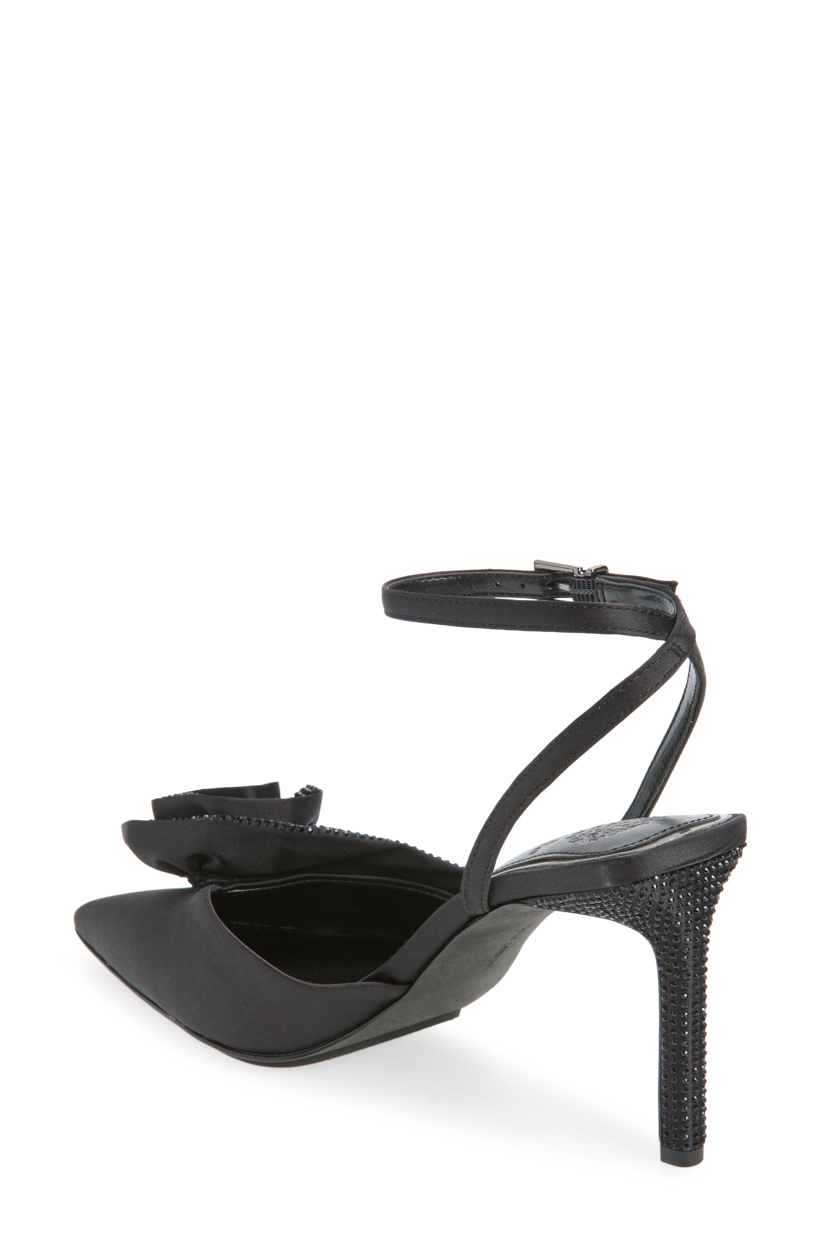 Vince Camuto Bonitaa Ankle Strap Pump, Alternate, color, Black