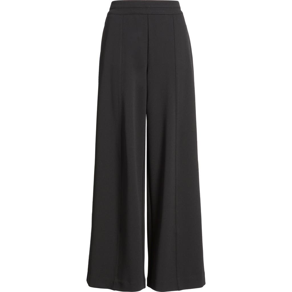 Wit & Wisdom Skyrise Pintuck Palazzo Pants In Black