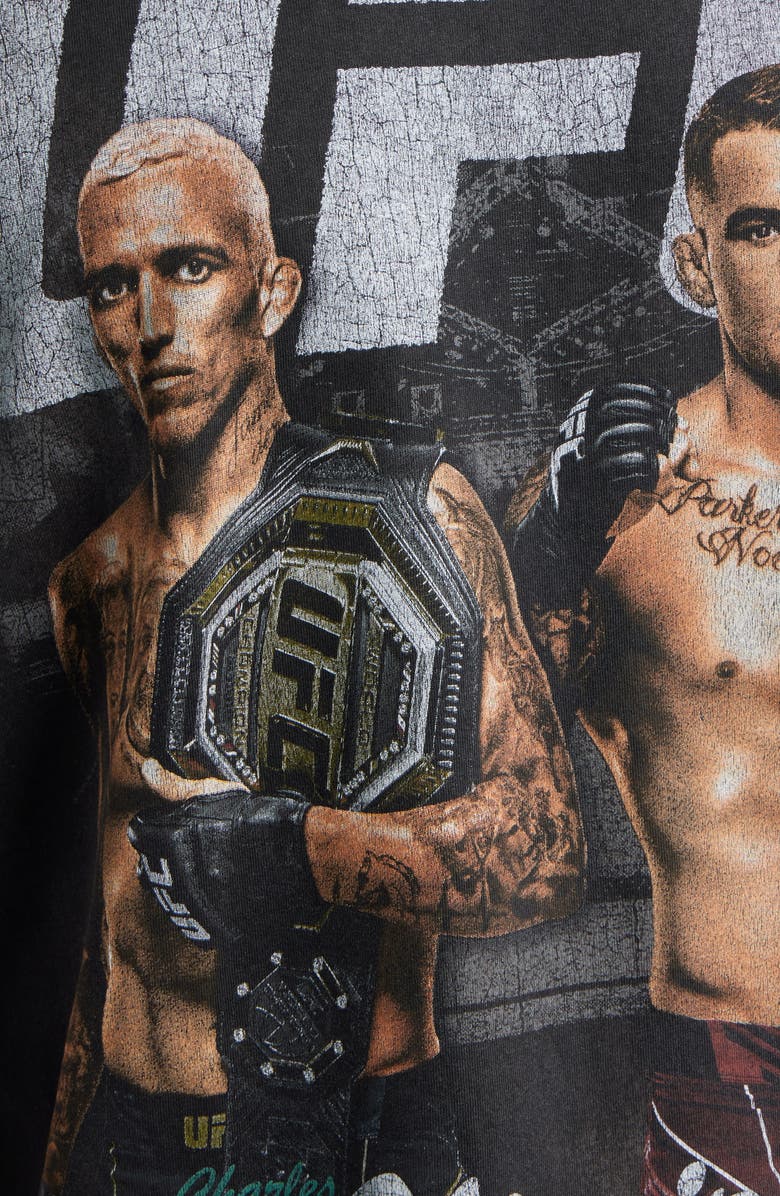 ID Supply Co UFC 269 Oliveria Vs Poirier Graphic T-Shirt, Alternate, color, Washed Black
