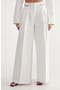 Cutout Detail Pinstripe Pants