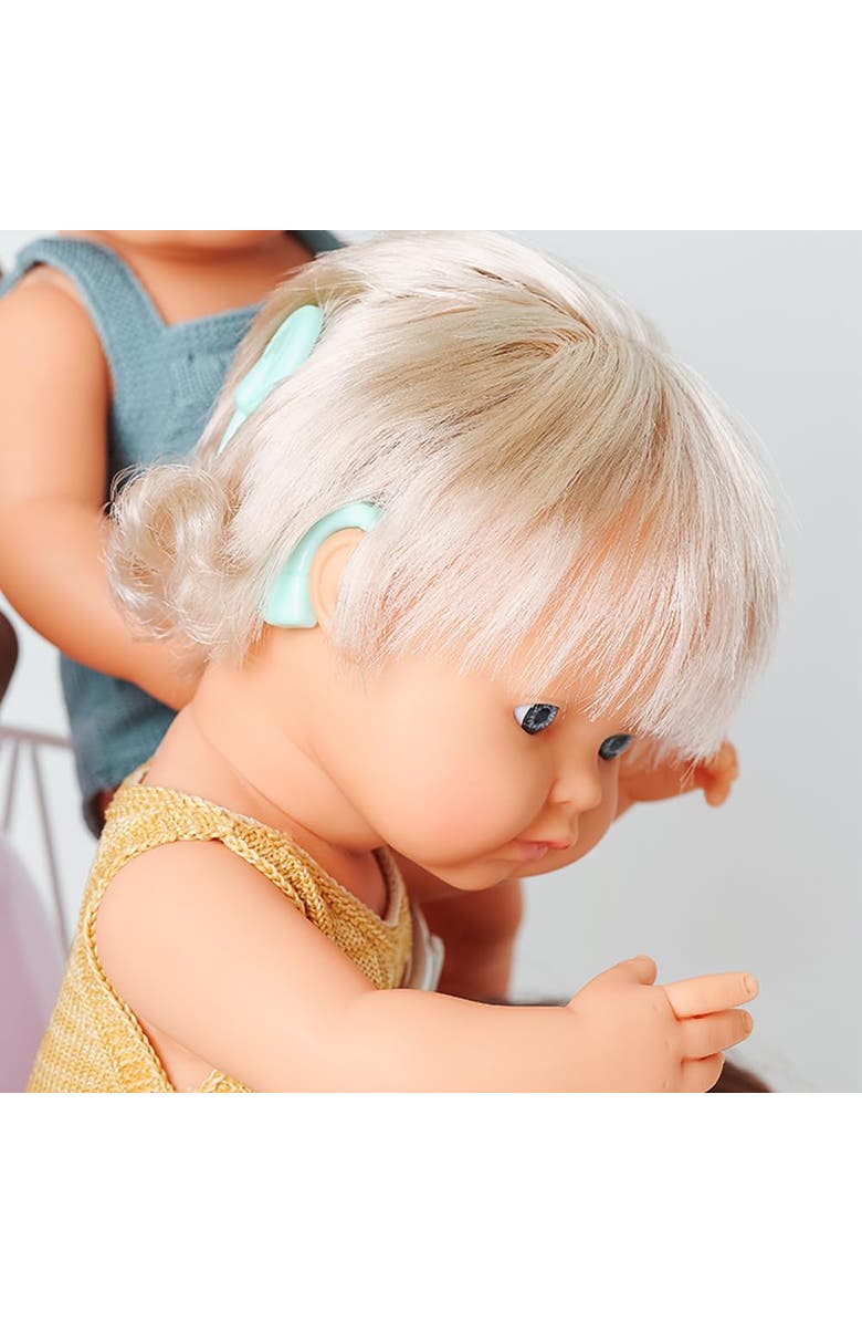 Miniland My Friends and Me Collection Baby Girl Doll with Blonde Hair and Hearing Implant - 15", Alternate, color, Beige