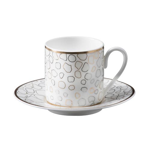 Cavalli Coffee Cup & Saucer With Luxury Box In White