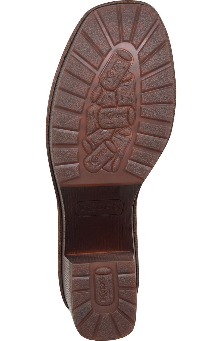 KORKS Marla Block Heel Platform Clog, Alternate, color, Brown