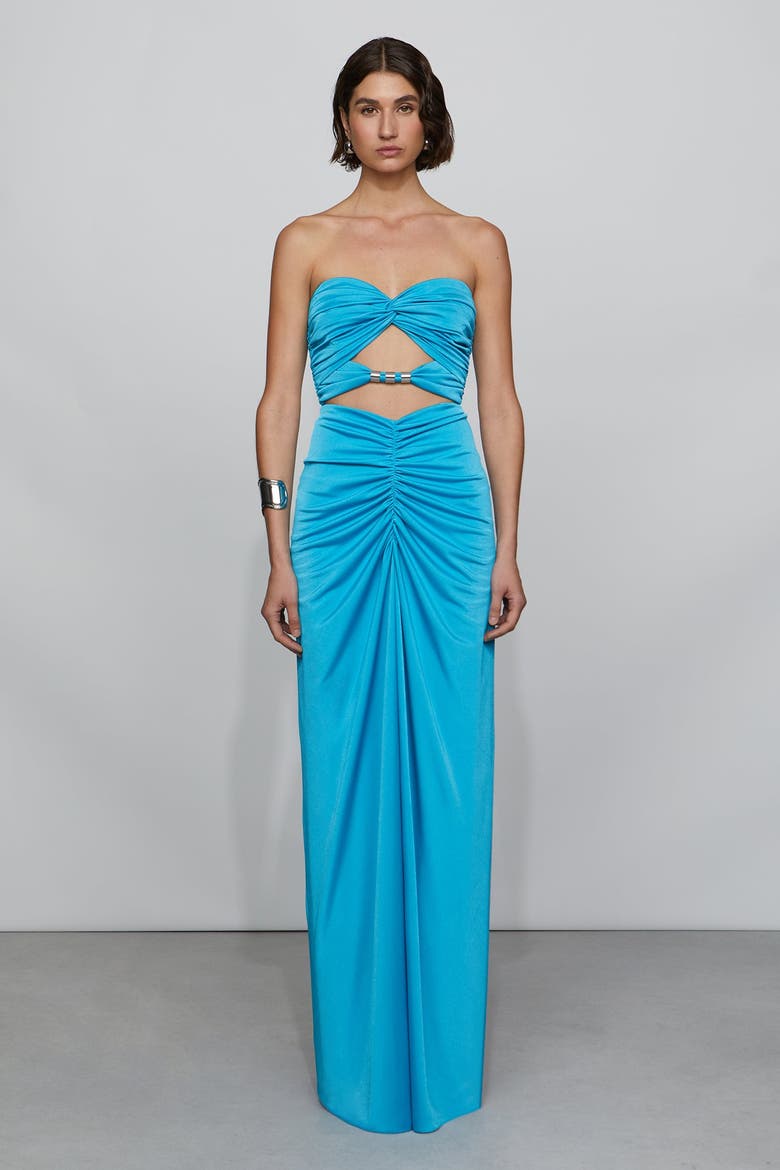 Corinne Gown, Main, color, Turquoise