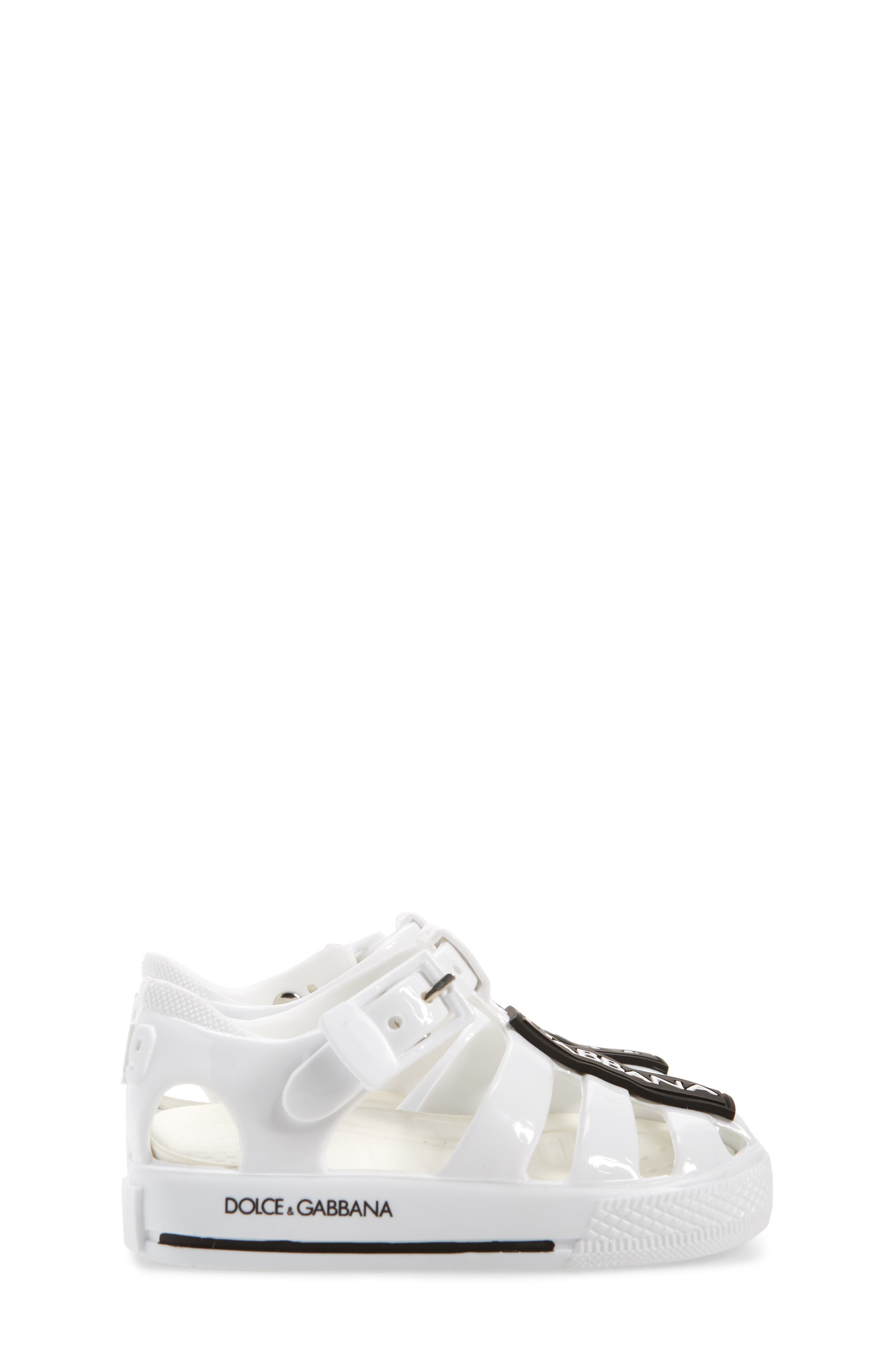 Dolce&Gabbana Jelly Fisherman Sandal, Alternate, color, 