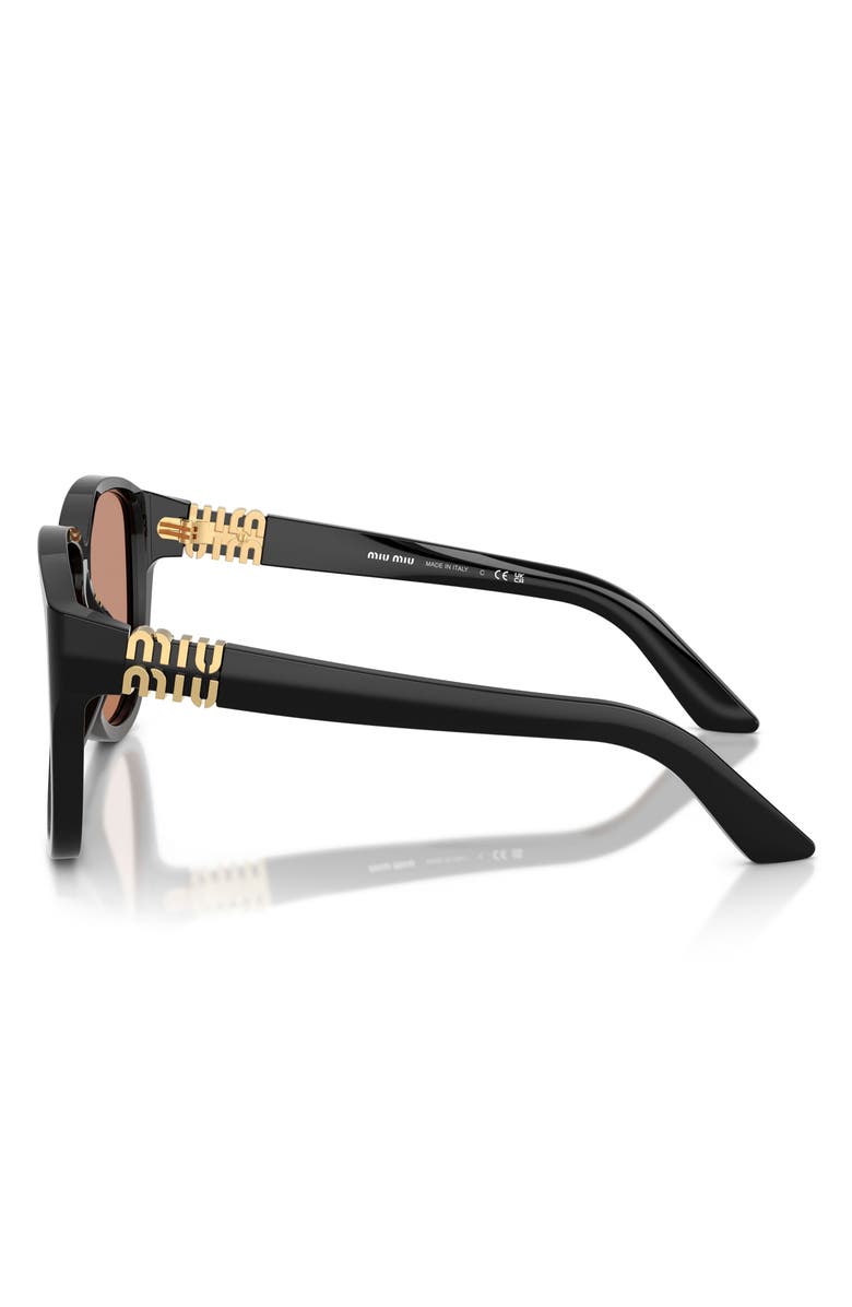 Miu Miu 61mm Oversize Pilot Sunglasses, Alternate, color, 