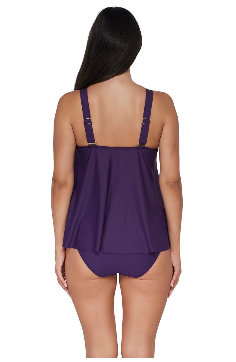 Sunsets Escape Sadie Tankini Swimsuit Top, Alternate, color, Paradise Plum