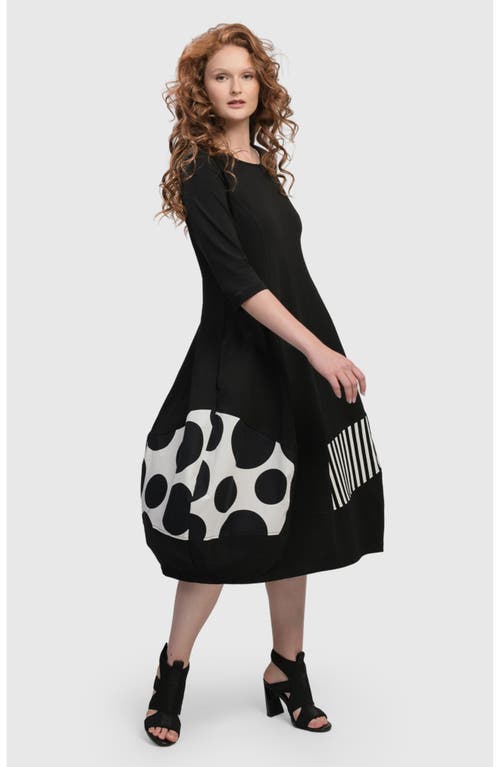 Alembika Broadway Cocoon Dress In Black