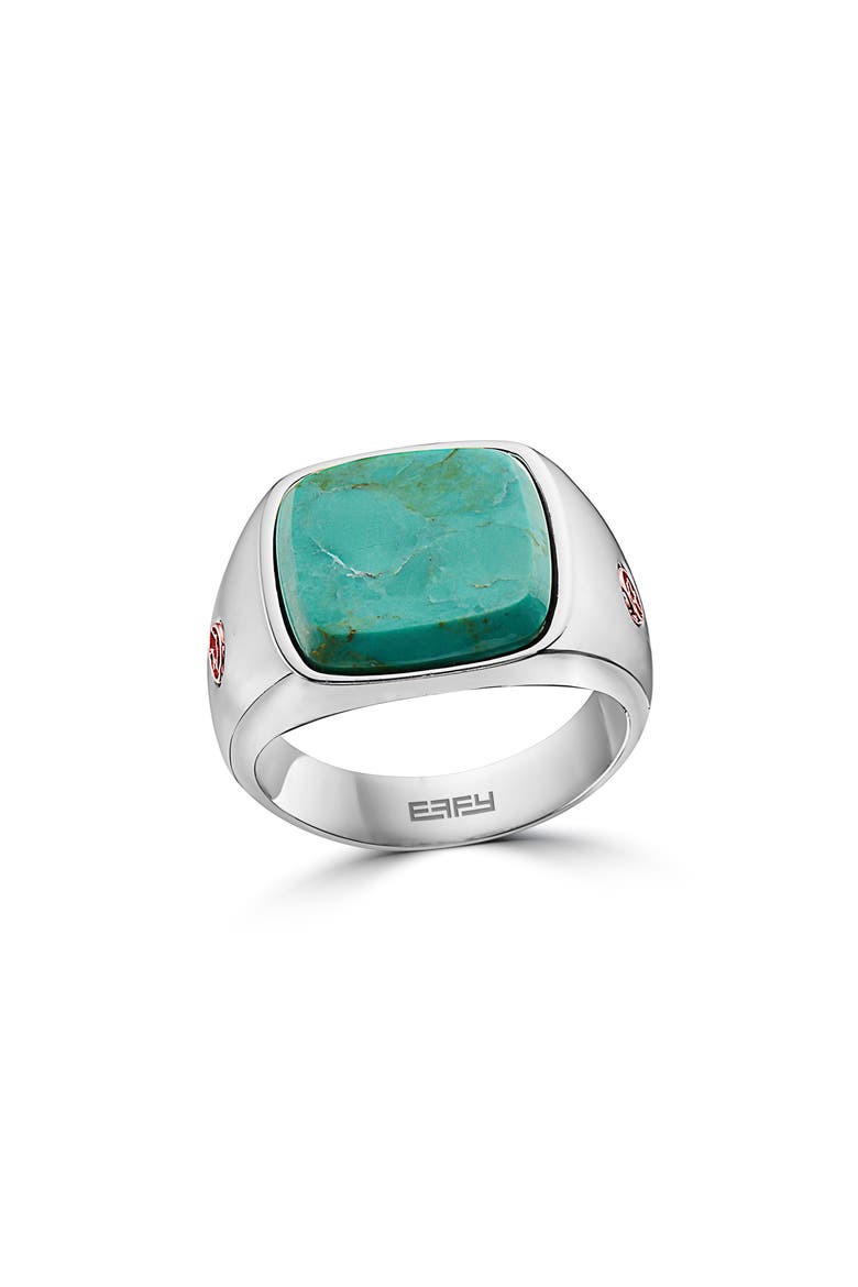 Smooth Turquoise Ring, Main, color, TEAL