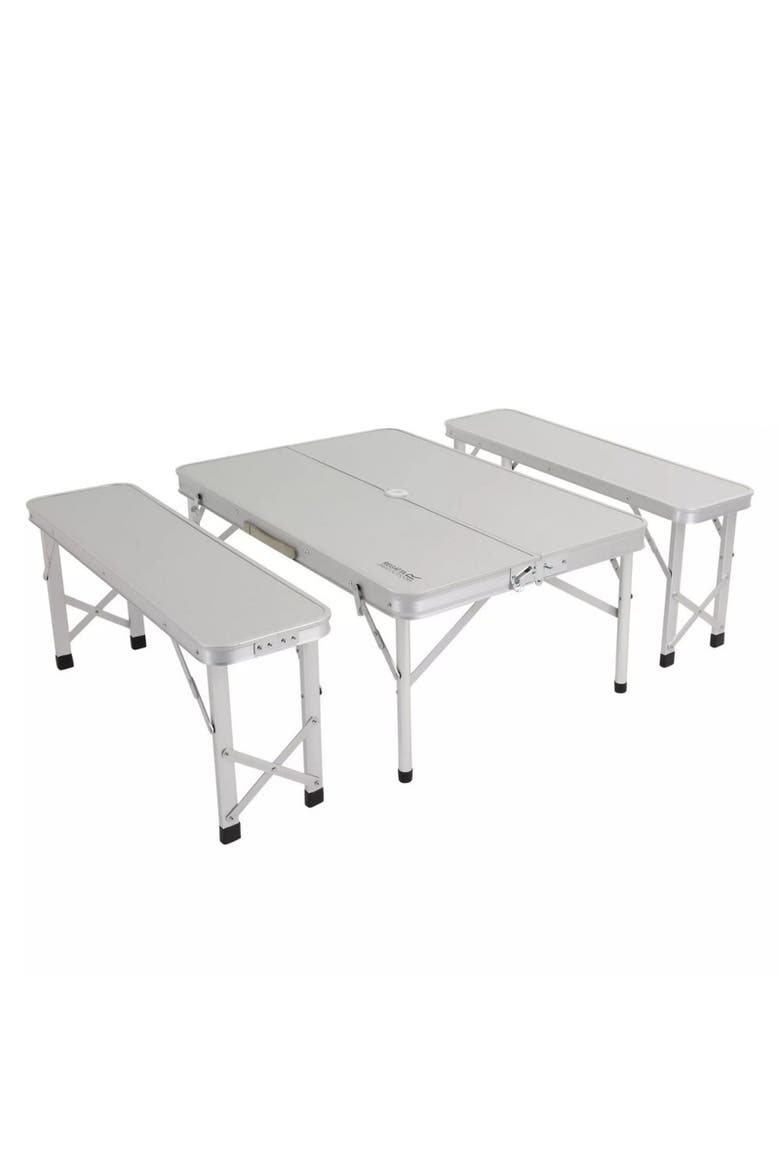Camping Table Set, Alternate, color, Gray