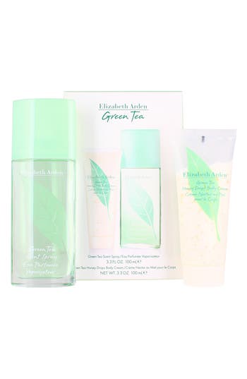 Green Tea 2-piece Fragrance Gift Set $62 Value In Transparent