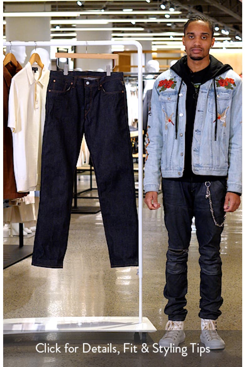 igusa 193 APPLE PIE SWEATSHIRT 黄色 トレーナー Straight Leg Jeans (Men) | Nordstrom