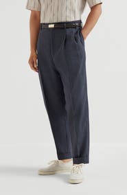 Brunello Cucinelli Chevron trousers