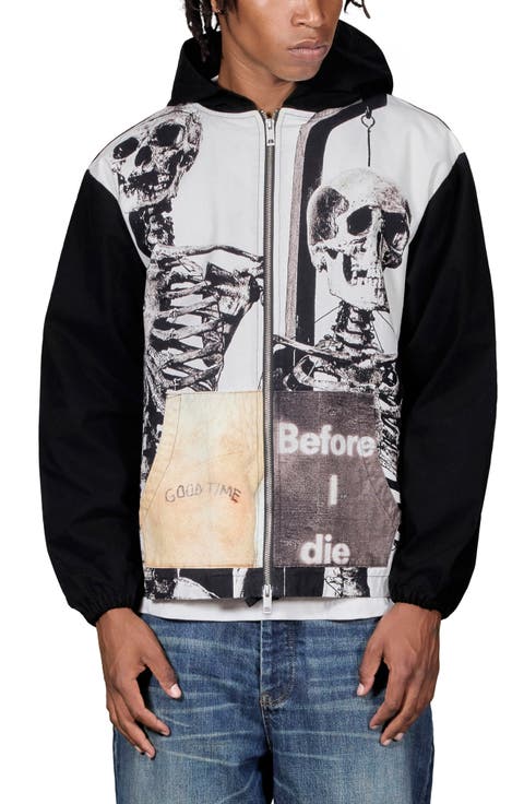 Good Time Poncho Zip Graphic Hoodie