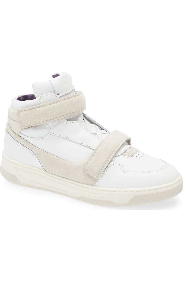 BOSS Travelize High Top Sneaker, Main, color, White